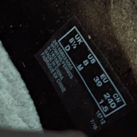 Clarks Cloudsteppers slip ons, navy, size 8 - Picture 7 of 7